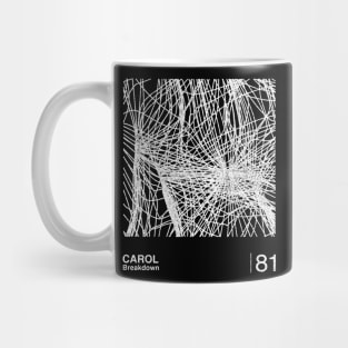 Breakdown / Minimalist Graphic Design Fan Artwork Mug